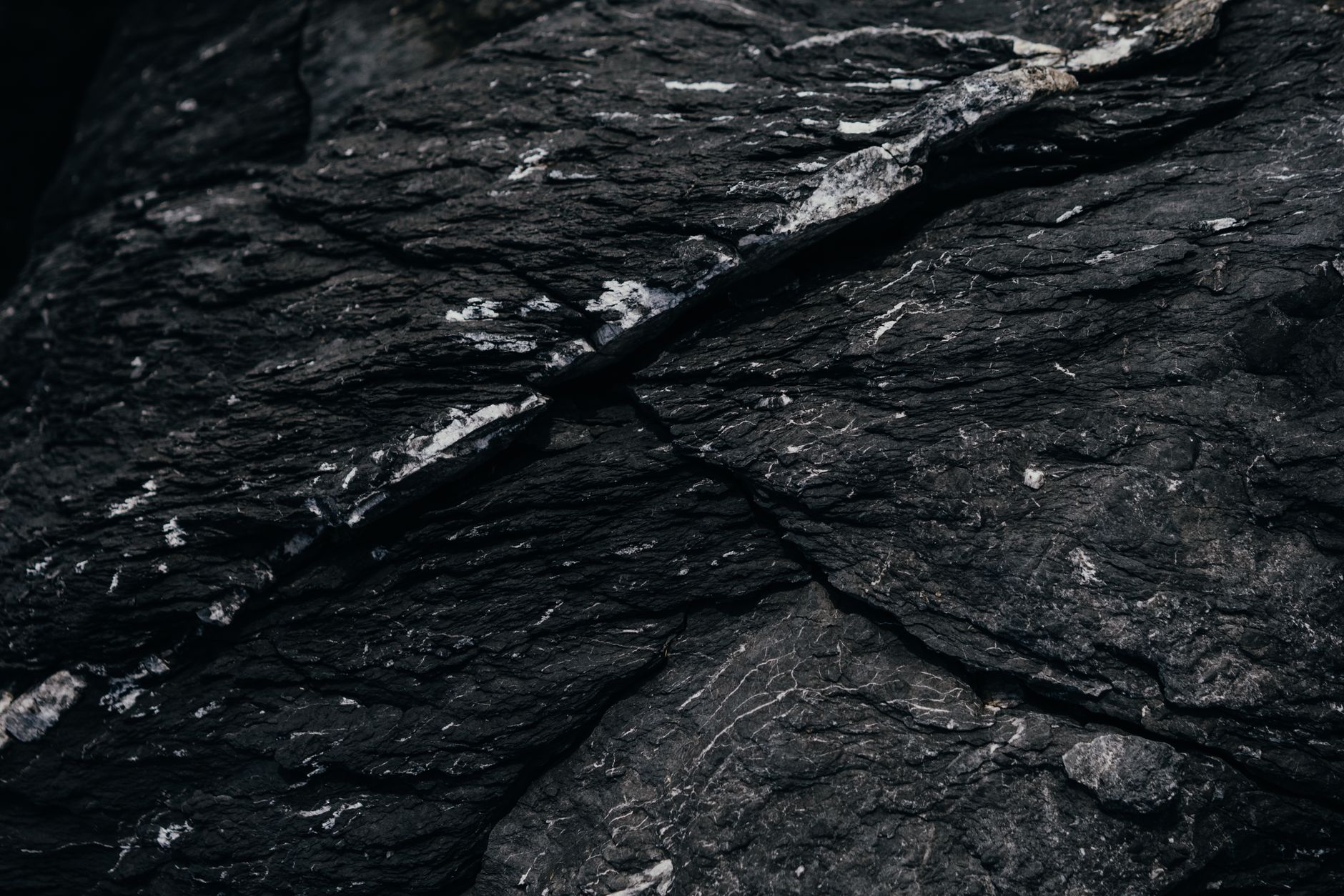 Close texture of dark Himalayan mineral rock